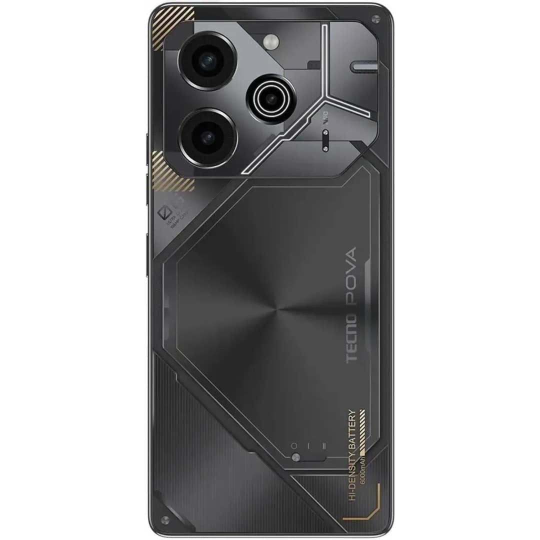 Смартфон Tecno Pova 6 Pro 12 Meteorite Gray, Черный — фото 3