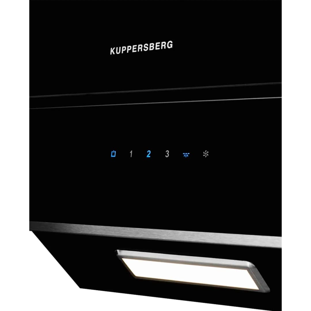 Встраиваемая вытяжка Kuppersberg F 600 BX Black Silver, Серебристый — фото 2