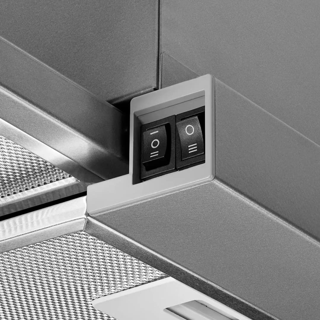 Встраиваемая вытяжка Kuppersberg Slimlux 60 X Silver, Серебристый — фото 4