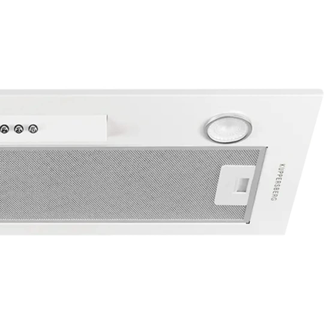Встраиваемая вытяжка Kuppersberg INLINEA 70 WX White Stainless Steel, Белый — фото 5