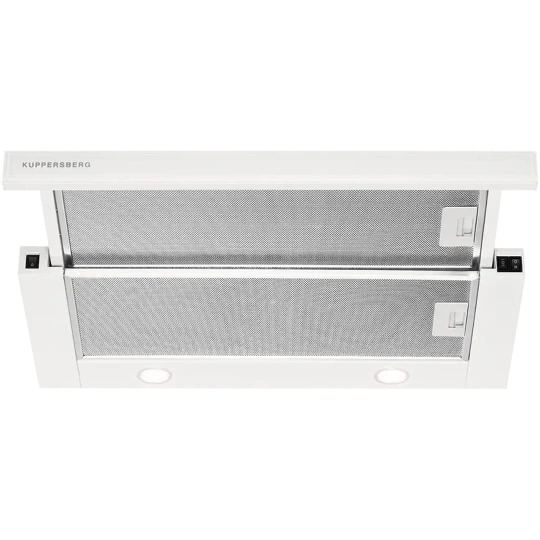 Встраиваемая вытяжка Kuppersberg Slimturbo 60 GW White, Серый — фото 2