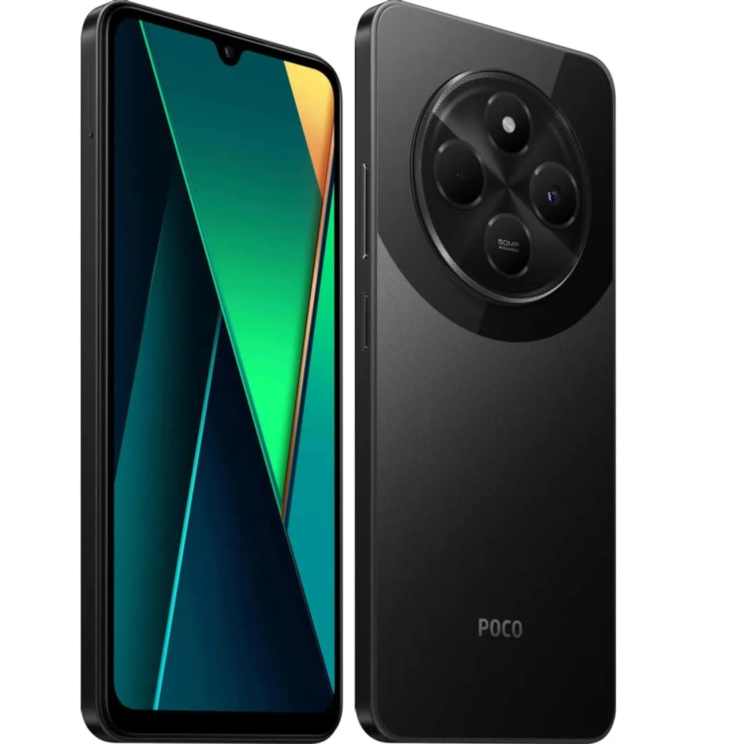 Смартфон Xiaomi Poco C75 6 Black EAC, Черный — фото 4