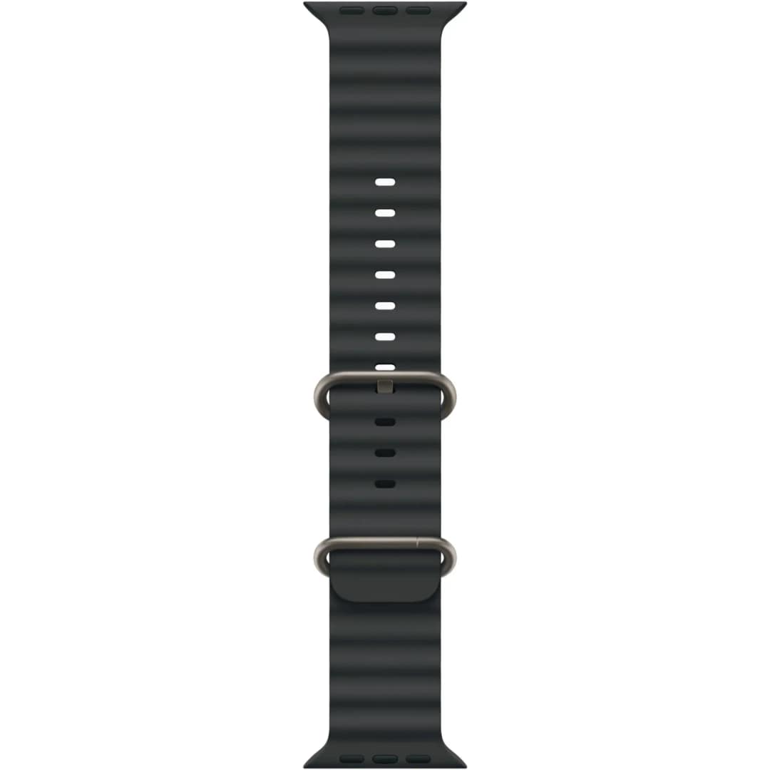 Смарт-часы Apple Watch Ultra 2 49mm Natural Titanium Case with Black Ocean Band, Черный — фото 2