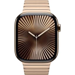 Смарт-часы Apple Watch Series 10 46mm Gold Titanium Case with Gold Link Bracelet, Золотистый — фото 3