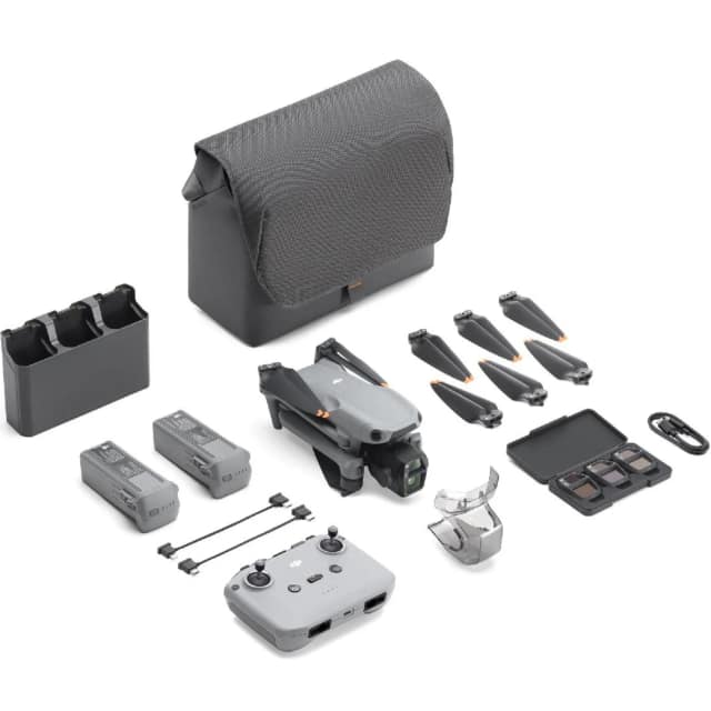 Квадрокоптер DJI AIR 3S Fly More Combo, Серый
