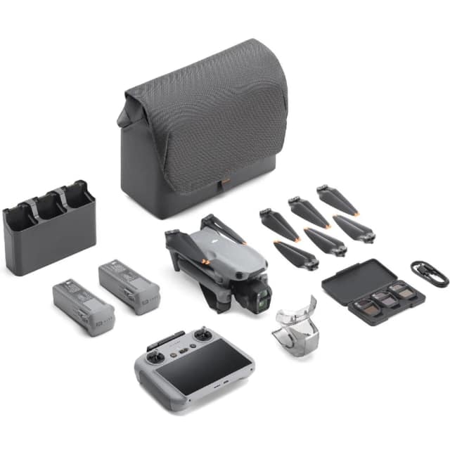 Квадрокоптер DJI AIR 3S Fly More Combo, Серый