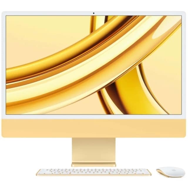 Моноблок Apple iMac 24 Retina 4.5K M3 8C CPU 10C GPU Yellow, Желтый