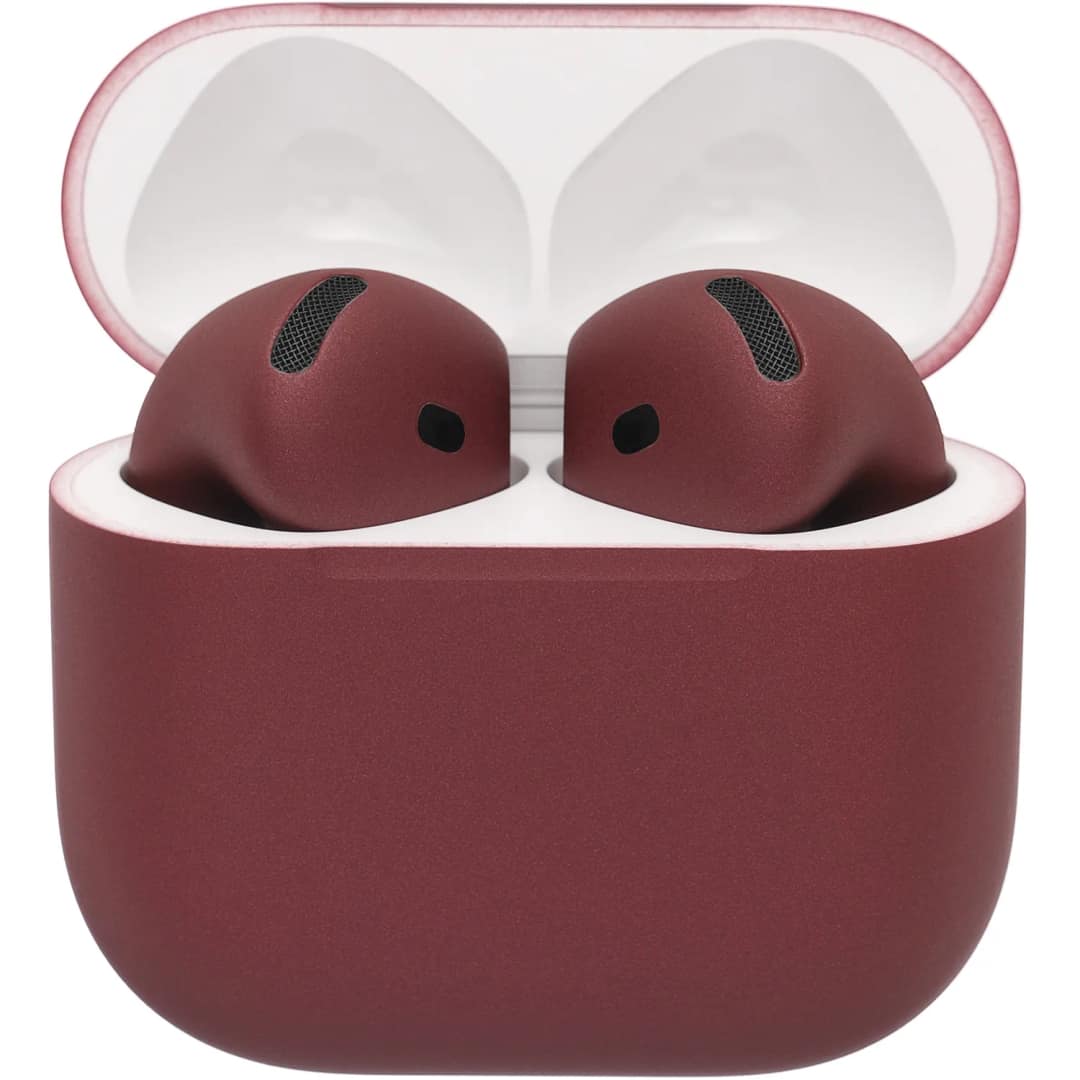 Наушники Apple AirPods 4 ANC Color Burgundy, Бордовый — фото 2