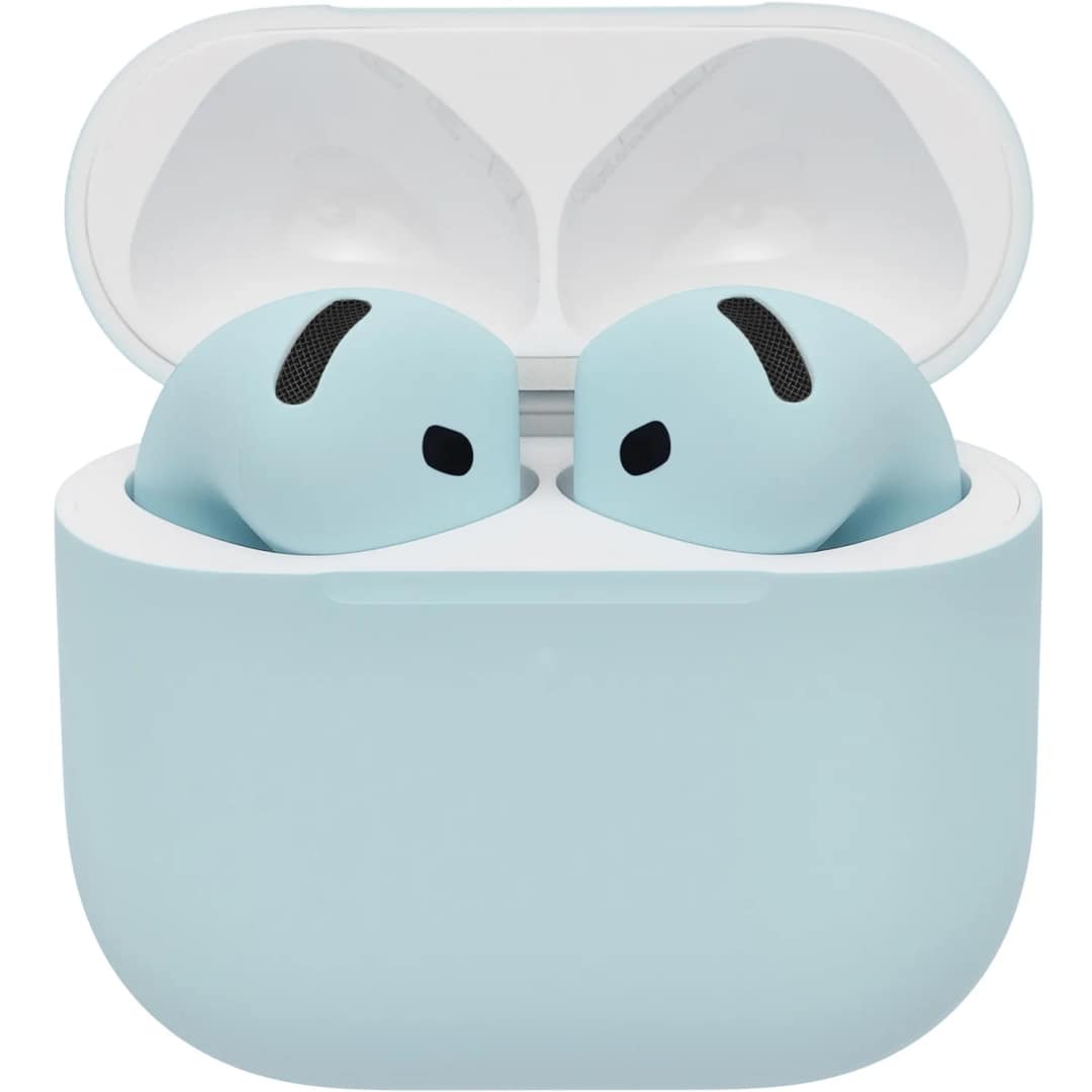 Наушники Apple AirPods 4 Color Sky Blue, Небесно-голубой — фото 2