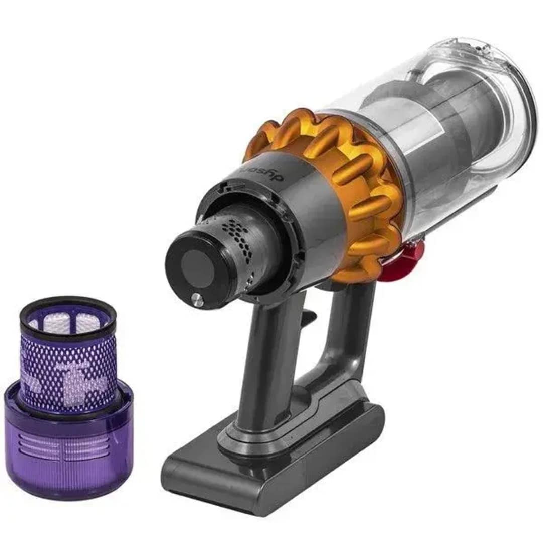 Пылесос Dyson V15 SV47 Full Complete Detect Absolute Yellow Nickel, Серый — фото 3