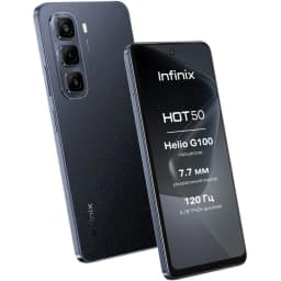 Смартфон Infinix Hot 50 6 Sleek, Black — фото 2