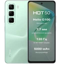 Смартфон Infinix Hot 50 6 Sage, Green — фото 6