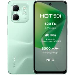 Смартфон Infinix Hot 50i 4 Sage, Green — фото 6