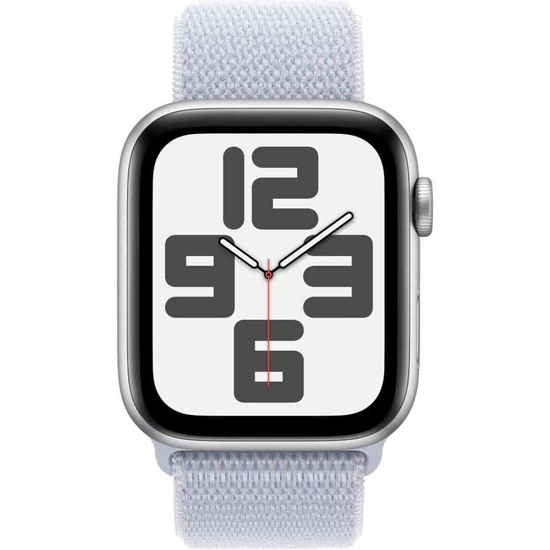 Смарт-часы Apple Watch SE 40mm Silver Aluminium Case with Cloud Sport Loop, Blue — фото 3