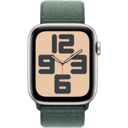 Смарт-часы Apple Watch SE 44mm Starlight Aluminium Case with Lake Sport Loop, Green — фото 3