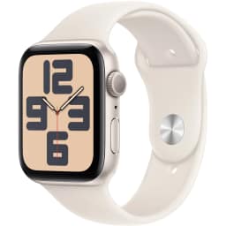 Смарт-часы Apple Watch SE 44mm Aluminium Case with Sport Band M L, Starlight — фото 1
