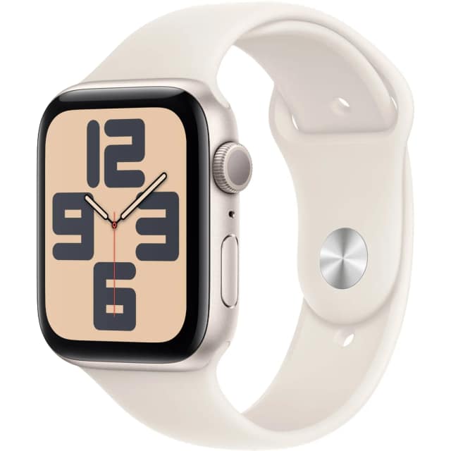 Смарт-часы Apple Watch SE 44mm Aluminium Case with Sport Band M L, Starlight