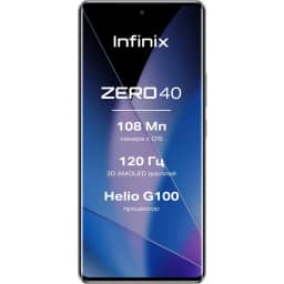 Смартфон Infinix Zero 40 8 Rock Black, Черный — фото 2