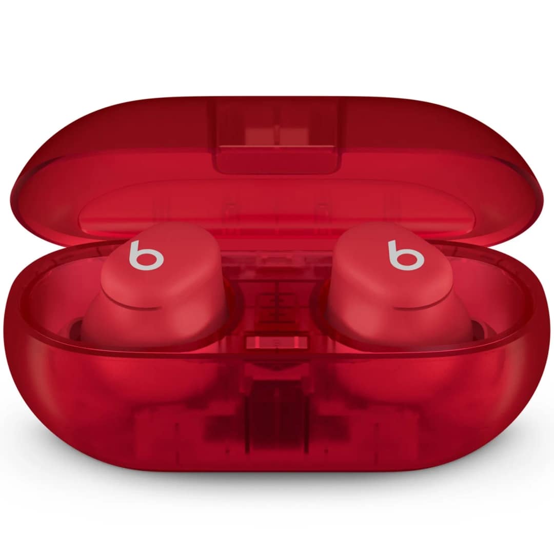 Наушники Beats Solo Buds, Transparent Red — фото 2