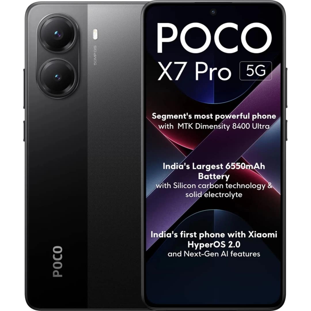 Смартфон Xiaomi Poco X7 Pro 5G 8 Global Version, Black — фото 5