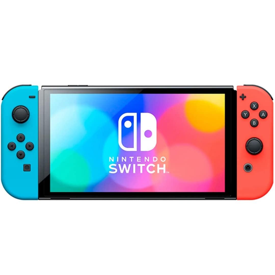 Игровая приставка Nintendo Switch OLED, Neon Blue/Neon Red — фото 2