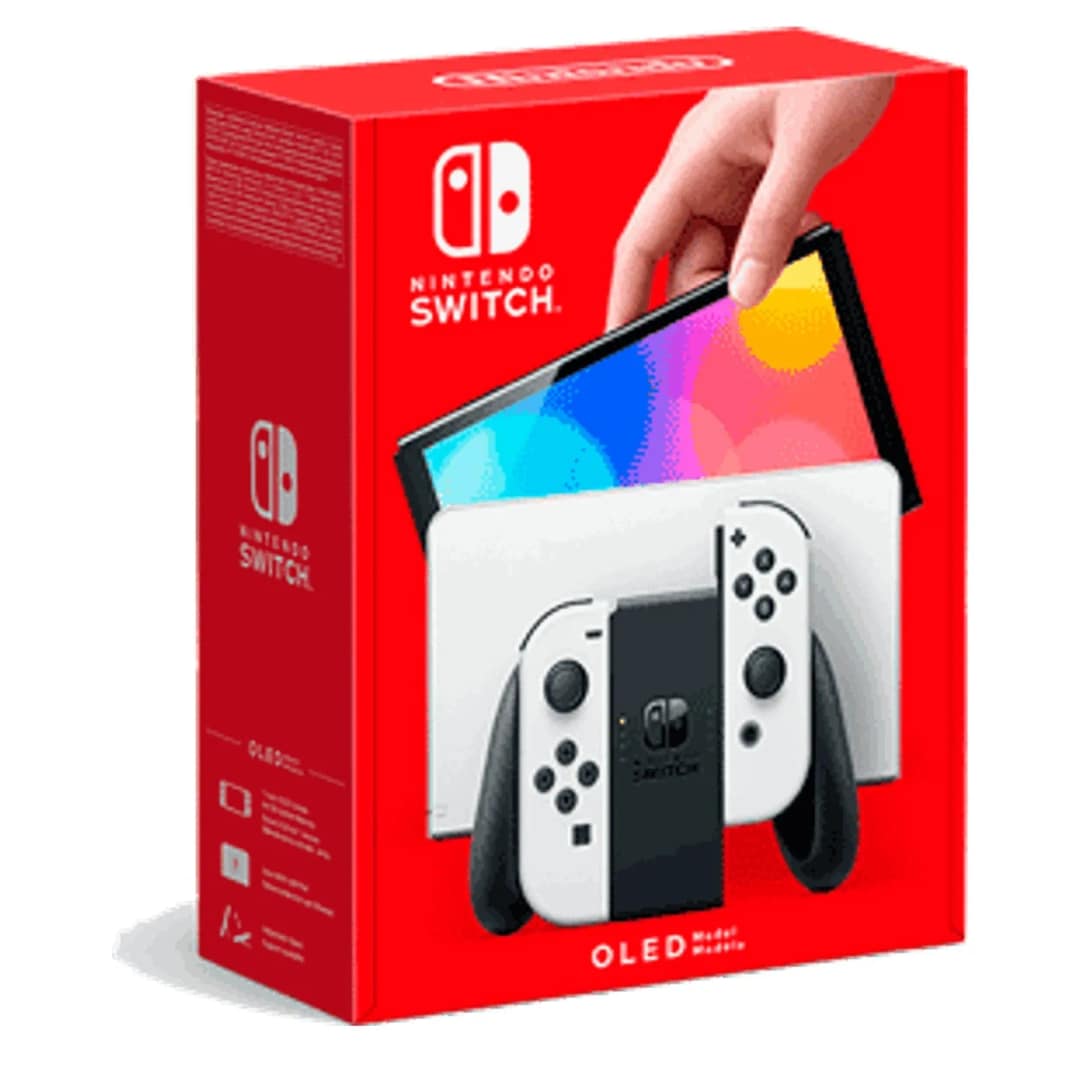 Игровая приставка Nintendo Switch OLED, White — фото 6