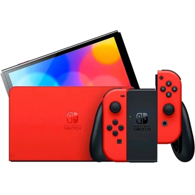 Игровая приставка Nintendo Switch OLED, Mario Red Edition