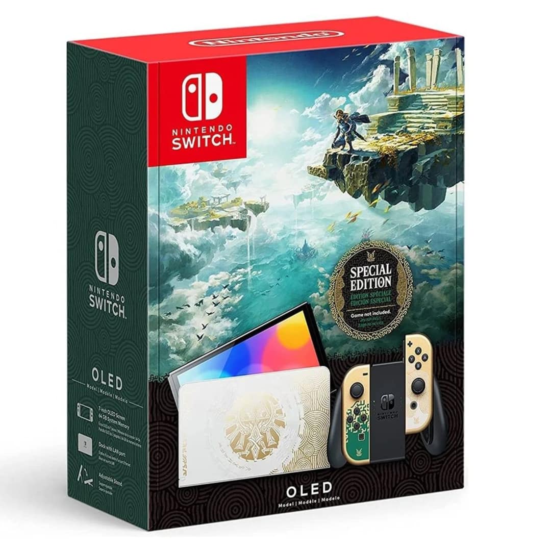 Игровая приставка Nintendo Switch OLED, The Legend of Zelda: Tears of the Kingdom Edition — фото 6