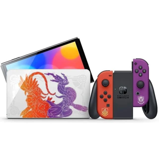 Игровая приставка Nintendo Switch OLED, Pokemon Scarlet &amp; Violet Edition