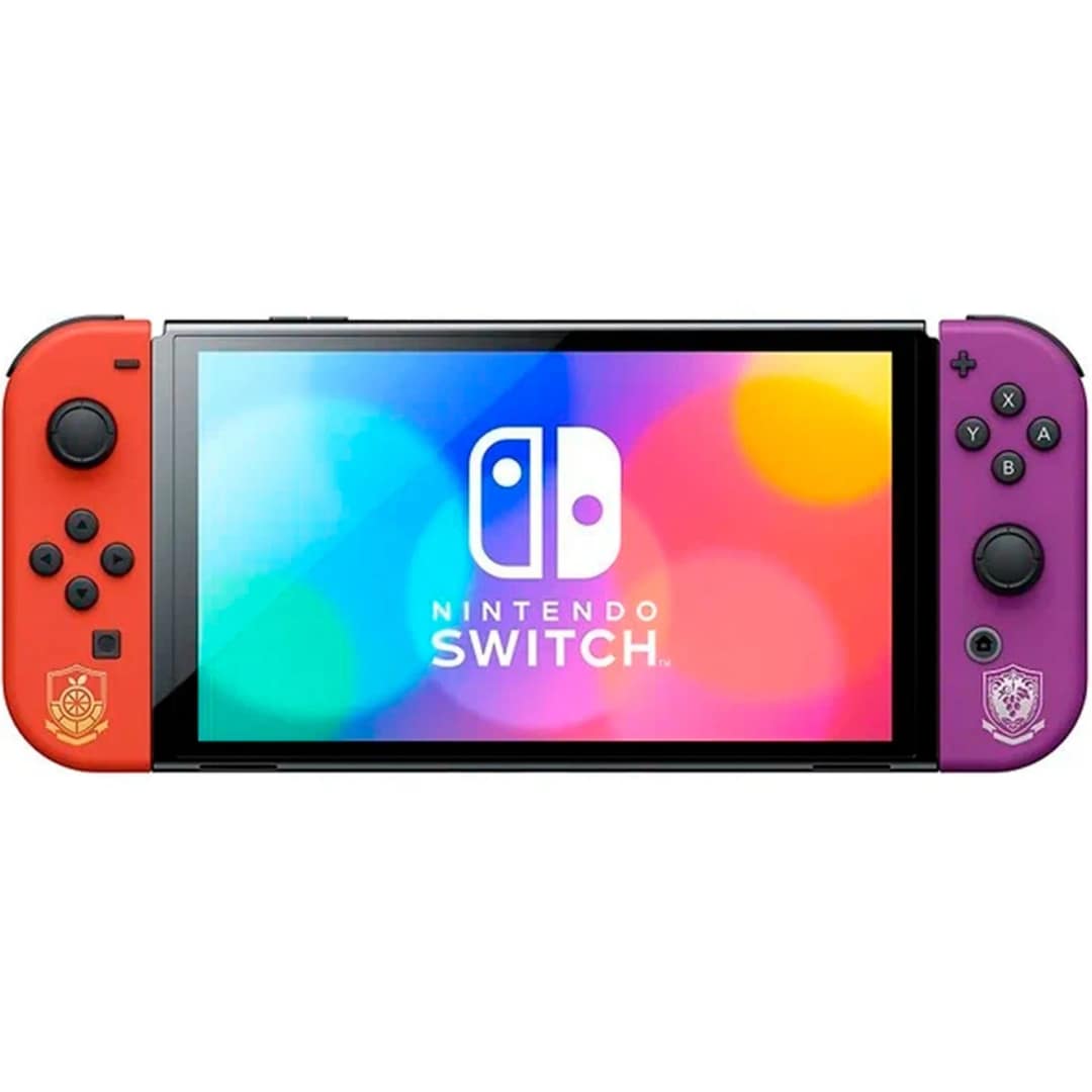 Игровая приставка Nintendo Switch OLED, Pokemon Scarlet &amp; Violet Edition — фото 2