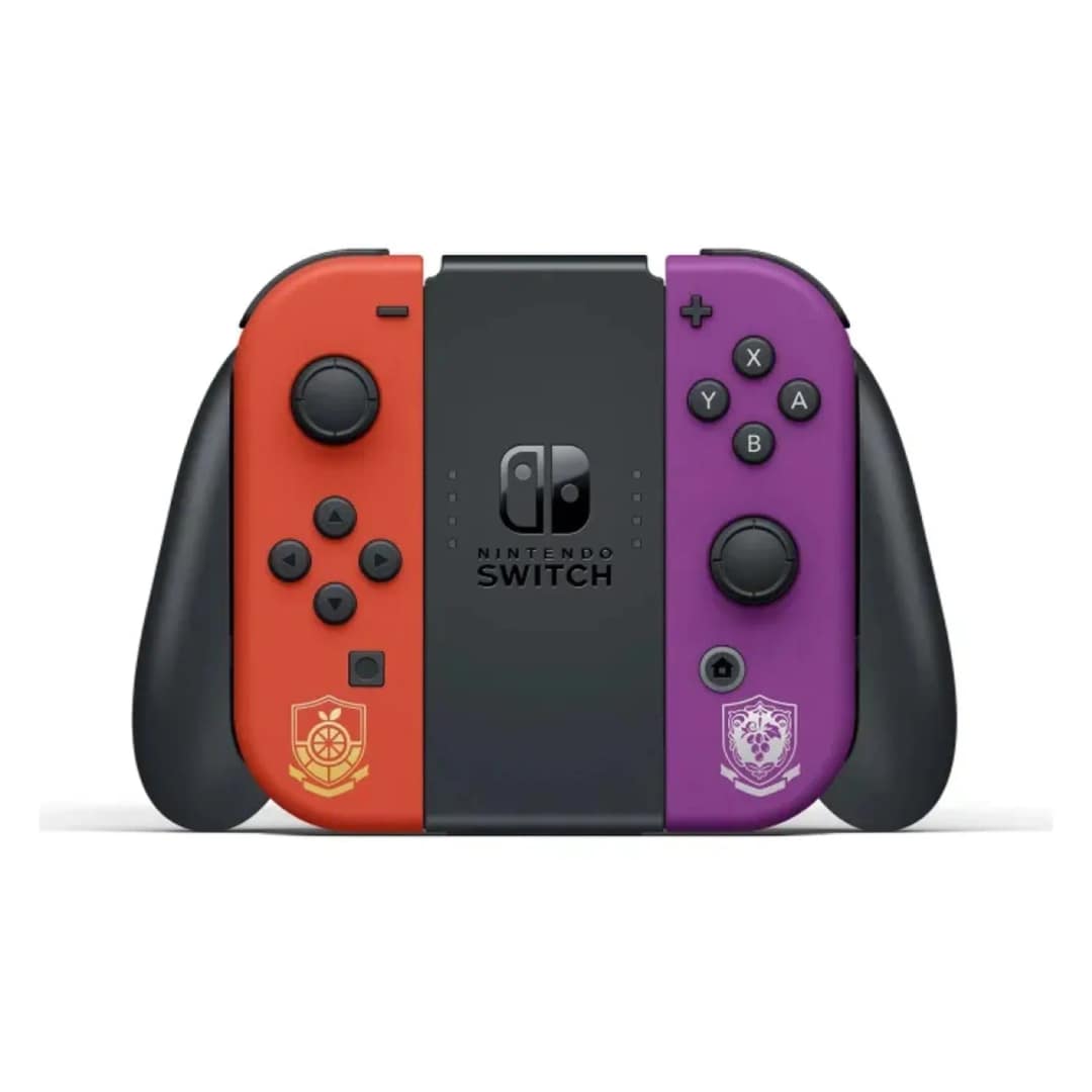 Игровая приставка Nintendo Switch OLED, Pokemon Scarlet &amp; Violet Edition — фото 4