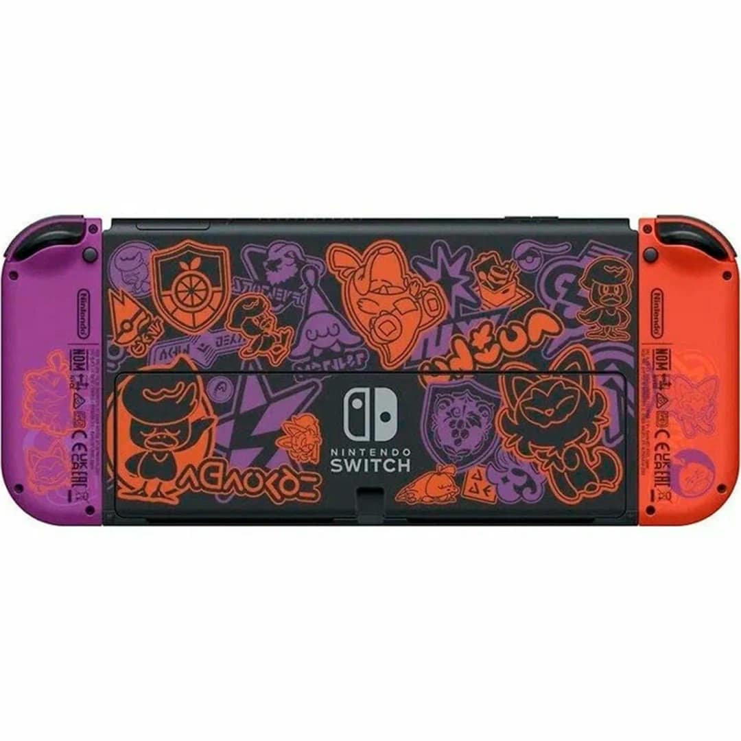 Игровая приставка Nintendo Switch OLED, Pokemon Scarlet &amp; Violet Edition — фото 5