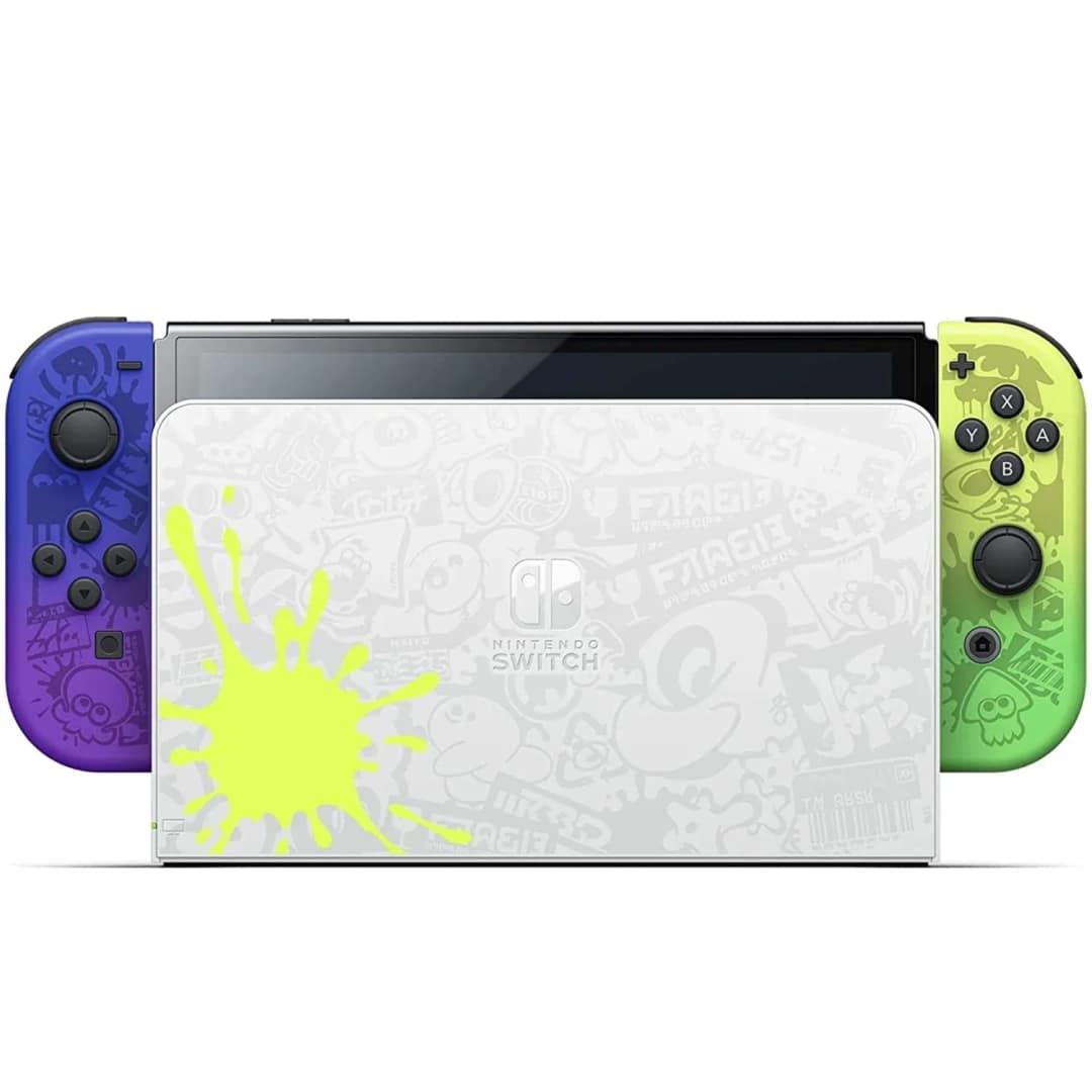 Игровая приставка Nintendo Switch OLED, Splatoon 3 Edition — фото 4