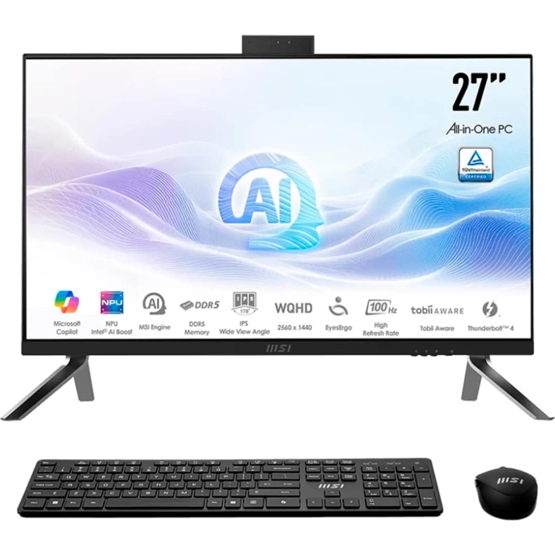 Моноблок MSI Modern AM273Q AI 1UM-047XRU 27 WQHD IPS i5-125U Ultra SSD, Black — фото 2