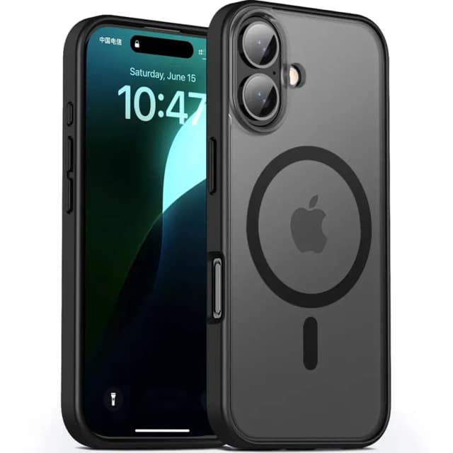 Чехол Gurdini Slim Series with MagSafe для iPhone 16, Gray