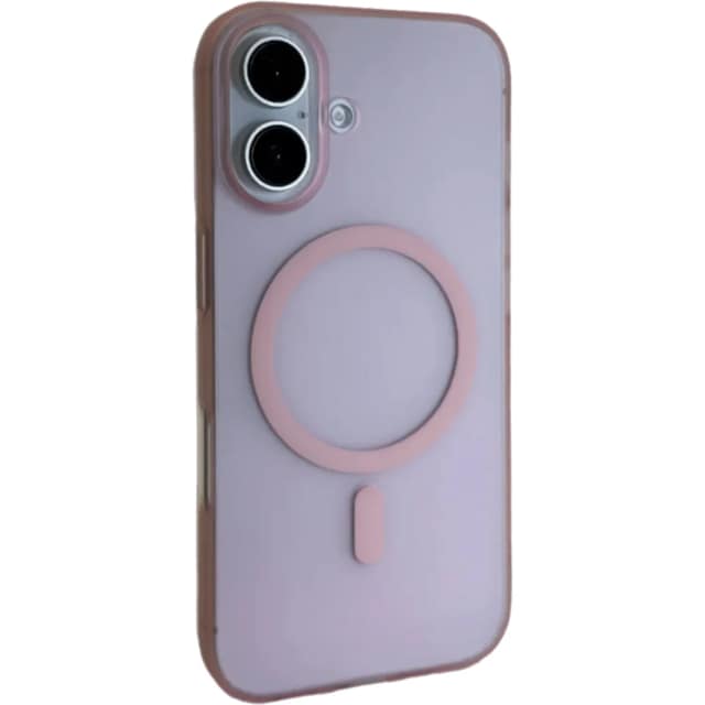 Чехол Gurdini Slim Series with MagSafe для iPhone 16, Pink