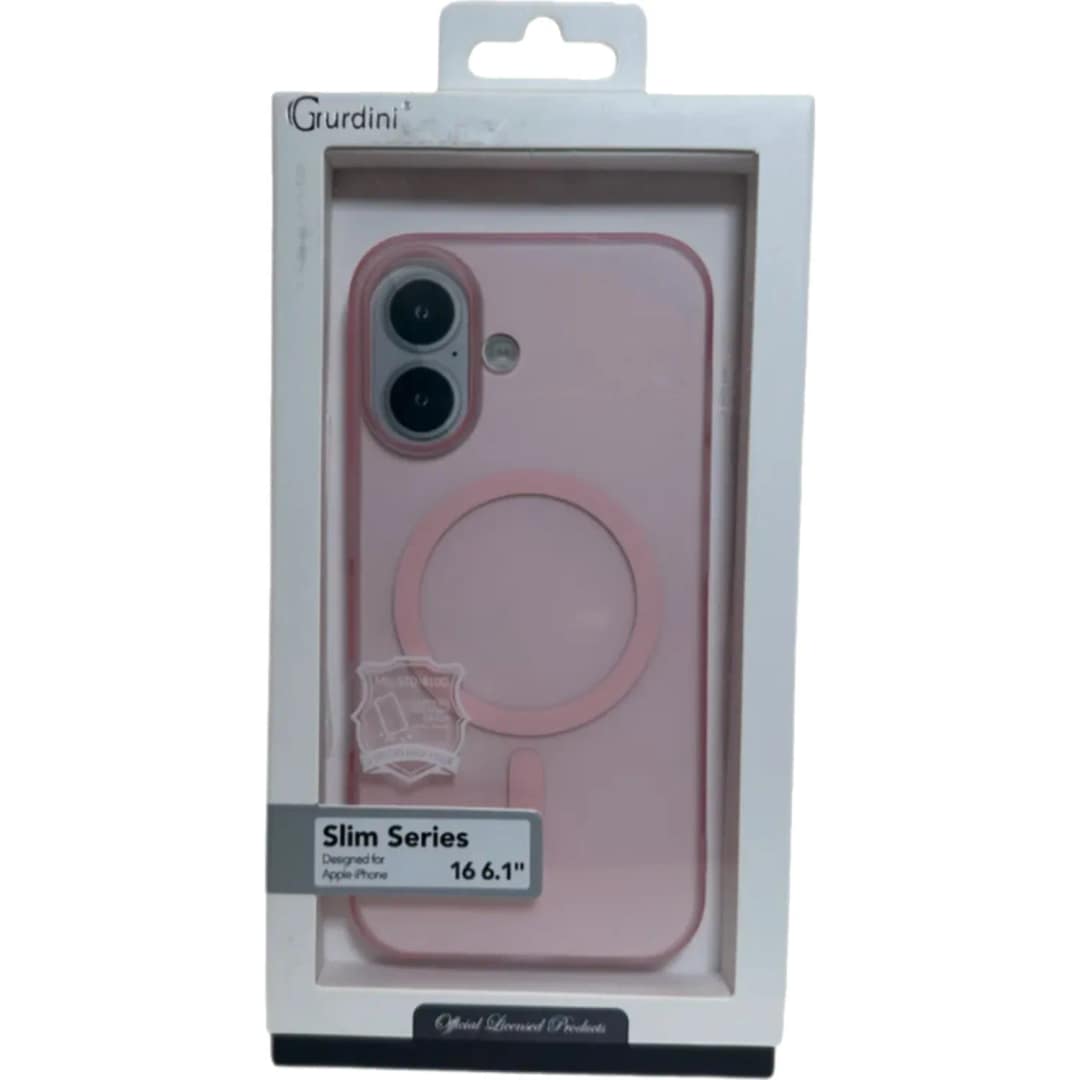 Чехол Gurdini Slim Series with MagSafe для iPhone 16, Pink — фото 2