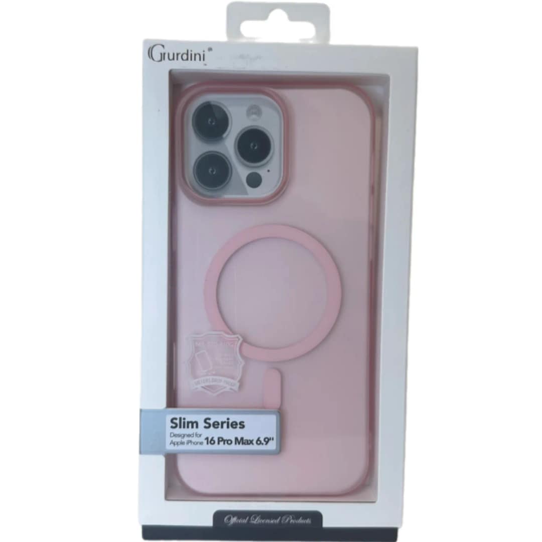 Чехол Gurdini Slim Series with MagSafe для iPhone 16 Pro Max, Pink — фото 3