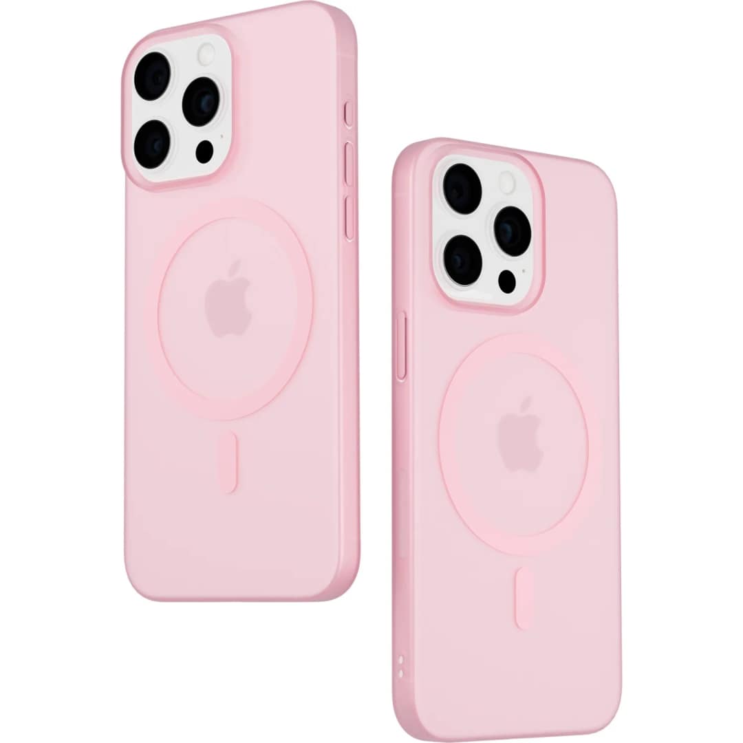 Чехол Gurdini Slim Series with MagSafe для iPhone 16 Pro, Pink — фото 2