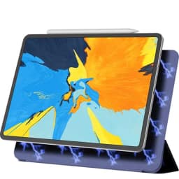 Чехол Gurdini Smart Magnet Series для iPad Pro 13, Dark Blue — фото 3