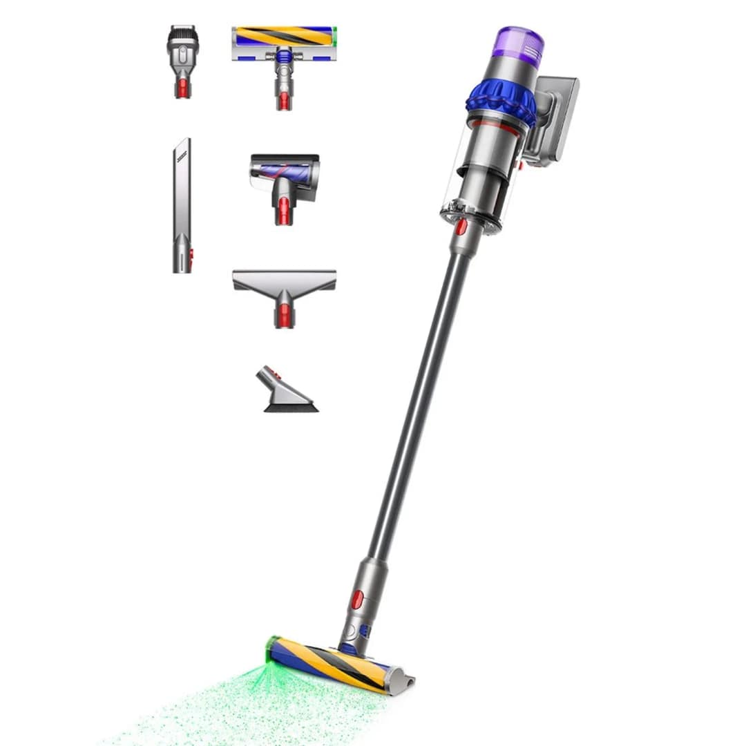 Пылесос Dyson V15 Detect Fluffy SV47, Blue/Nickel — фото 3