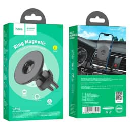 Автомобильный держатель Hoco CA112 Air Outlet Car Holder, Black — фото 6