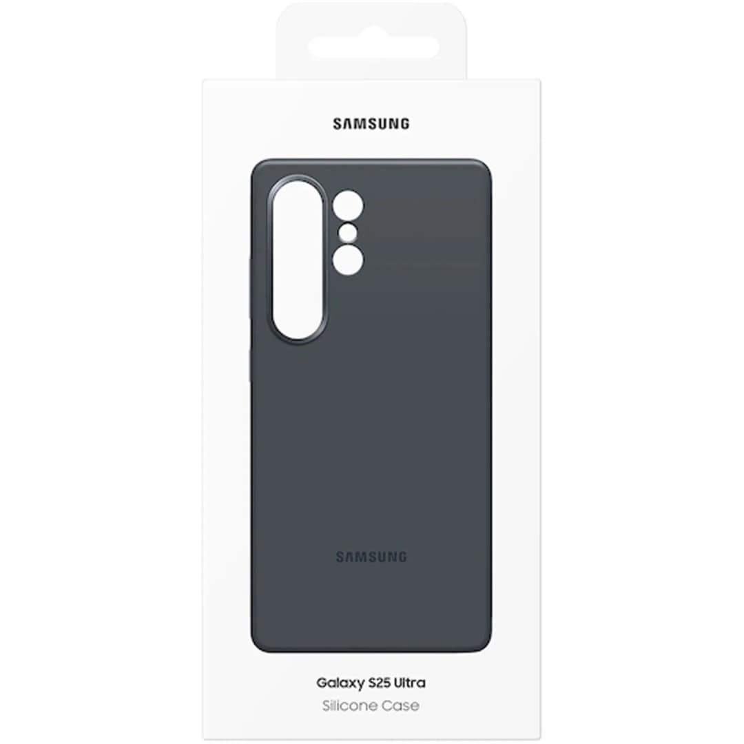 Чехол Samsung Silicone Case для Galaxy S25 Ultra, Black — фото 6