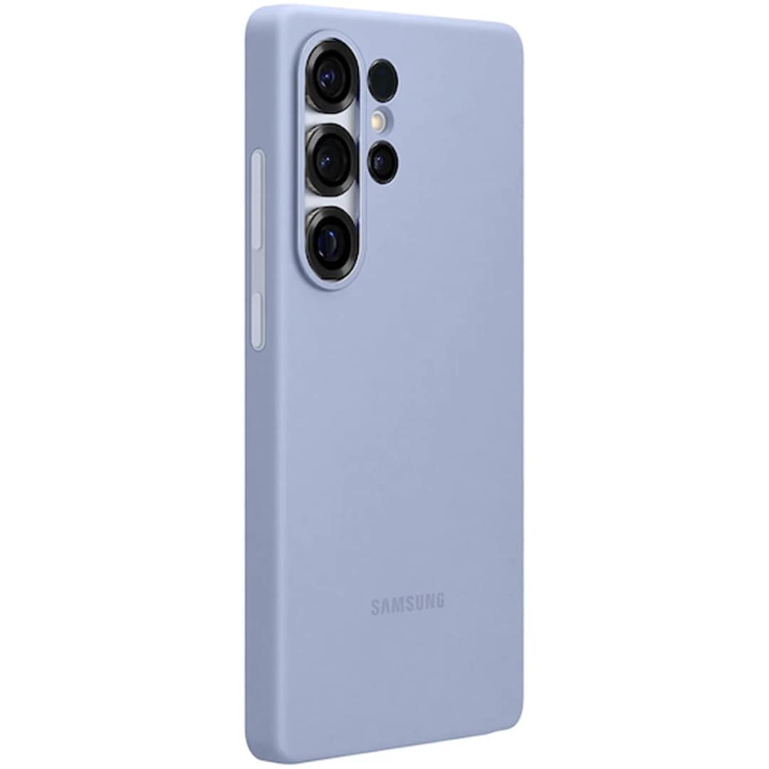 Чехол Samsung Silicone Case для Galaxy S25 Ultra, Light Blue — фото 2