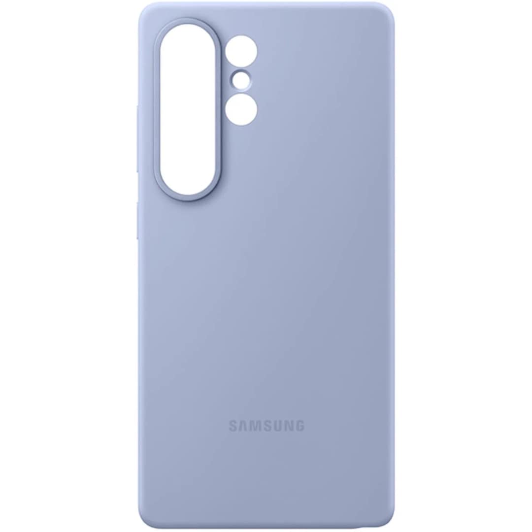 Чехол Samsung Silicone Case для Galaxy S25 Ultra, Light Blue — фото 5