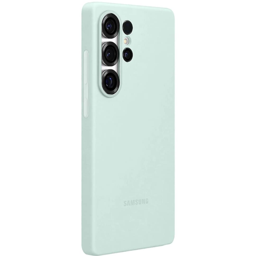 Чехол Samsung Silicone Case для Galaxy S25 Ultra, Mint Green — фото 2