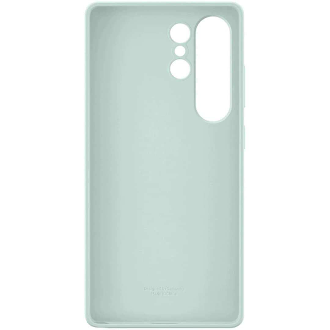 Чехол Samsung Silicone Case для Galaxy S25 Ultra, Mint Green — фото 4