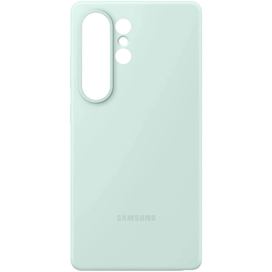 Чехол Samsung Silicone Case для Galaxy S25 Ultra, Mint Green — фото 5