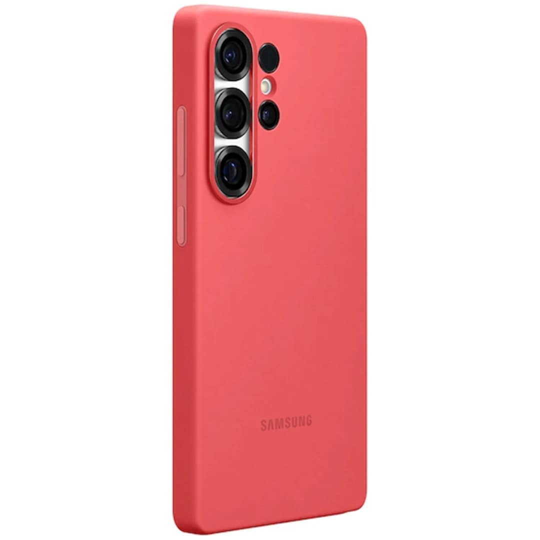Чехол Samsung Silicone Case для Galaxy S25 Ultra, Red — фото 2