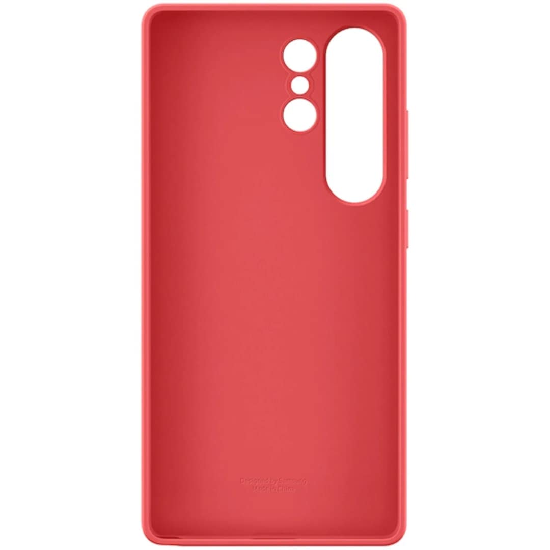 Чехол Samsung Silicone Case для Galaxy S25 Ultra, Red — фото 4